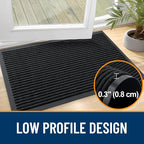 OLANLY Front Door Mat Indoor Outdoor Entrance, Waterproof Heavy Duty Doormat - Image 4