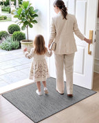 DEXI Ultra Thin Door Mat Indoor Entrance 24x36, Non Slip Rubber Backed Entryway - Image 9
