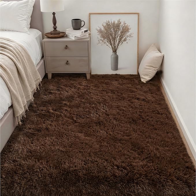 6x9 Area Rugs for Living Room Bedroom: Ultra Soft Fluffy Shag Rug Upgrade - Image 3