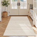 Miukiki 4x6 Area Rug for Living Room Moroccan Washable Rugs Non Slip Indoor - Image 9