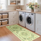 RELEANY Area Rugs Runner 2'x6' Washable Non-Slip, Floral Vintage Distress - Image 4