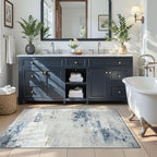 Toneed Abstract Area Rug Modern Washable Rug Soft Non Slip Rug Low Pile - Image 5