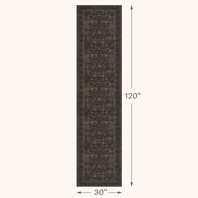 Washable Wide Hallway Runner Rug 2'6"x10' - Image 2