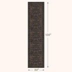 Washable Wide Hallway Runner Rug 2'6"x10' - Image 2