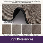 DEX Hallway Runner Rug 2'4''x12, Non Slip Rubber Backing Inside Entryway Carpet - Image 4