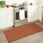 KOZYFLY Woven 2x5 Entry Runner Rug, Washable Runners - Image 2