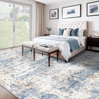 XLUEZ 10x14 Area Rugs for Living Room, Washable Modern Abstract Large Area Rug - Image 4