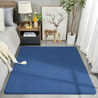 Amearea 4x4 Square Area Rugs for Bedroom Living Room, Modern Blue Thickened - Image 8