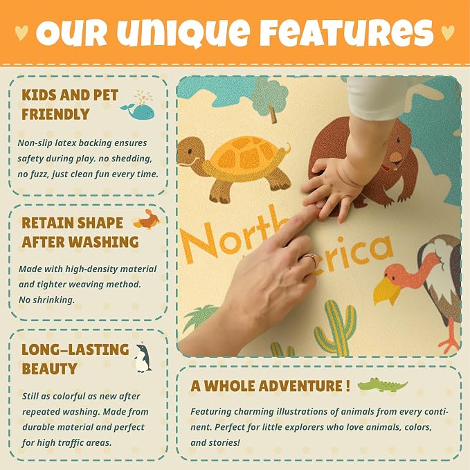Huge Kids Rugs for Playroom Décor - Image 7