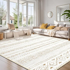 cotiled 6x9 Area Rugs Living Room Rug: Washable Boho Rugs by COTILED