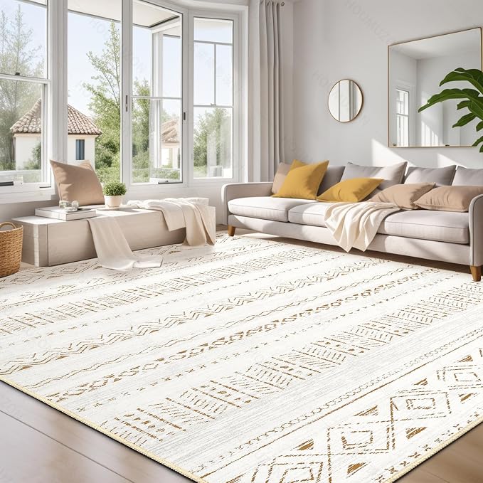 cotiled 6x9 Area Rugs Living Room Rug: Washable Boho Rugs by COTILED