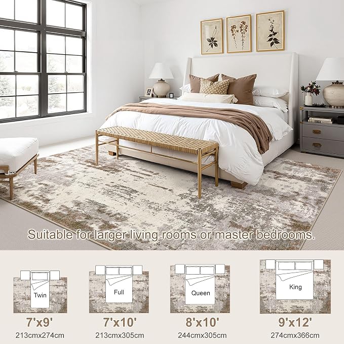 UERMEI 9x12 Washable Area Rug - Image 2