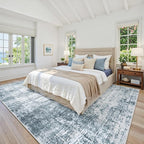 9x12 Area Rugs Washable Rug:Anti-Skid Abstract Modern Living Room Rug Soft Thin - Image 2
