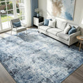 Rugflix 8x10 Area Rugs for Living Room, Washable Large Rug Stain-Resistant Low by RugflixAreaRugs