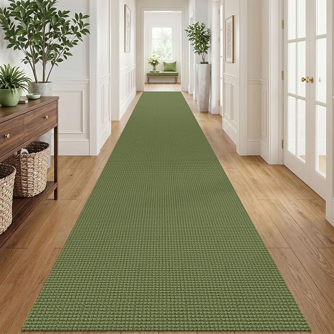 IOHOUZE Washable Exrea Long Hallway Runner Rug 3x20 Non Slip Rubber Backed by iOhouze