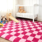 Checkered Rugs for Living Room Bedroom, 5x7 Area Rugs for Living Room, Modern - Image 3