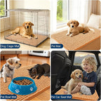 OLANLY Dog Door Mat for Muddy Paws 44x24, Ultra Absorbent Chenille Mud Doormat - Image 7