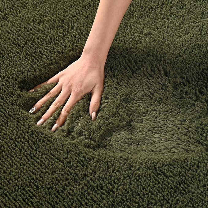 Andecor Soft Fluffy Bedroom Rugs, 4 x 6 Feet Indoor Shaggy Plush Area Rug - Image 7