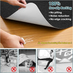 Placoot Desk Chair Mat for Hardwood Floor & Tile 55"x35" Office Chair Mat for - Image 3
