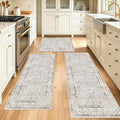 Sofort Boho Kitchen Rugs Set of 3, Non Slip Washable Kitchen Mats by Unknown