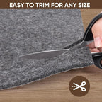 BALEINE Felt Non Slip Rug Pads, Extra Large 1/4" Thick Felt and Rubber Backing - Image 5