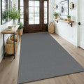 KOZYFLY Washable 4x6 Entry Woven Area Rug, Braided Throw Rugs by KOZYFLY