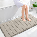 OLANLY Memory Foam Long Bathroom Rugs Runner 47x24, Super Soft Absorbent Bath by OLANLY