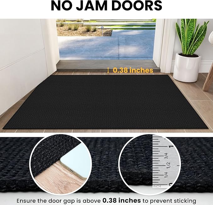 IOHOUZE Small Area Rug 2x3 Washable Woven Rugs - Image 3