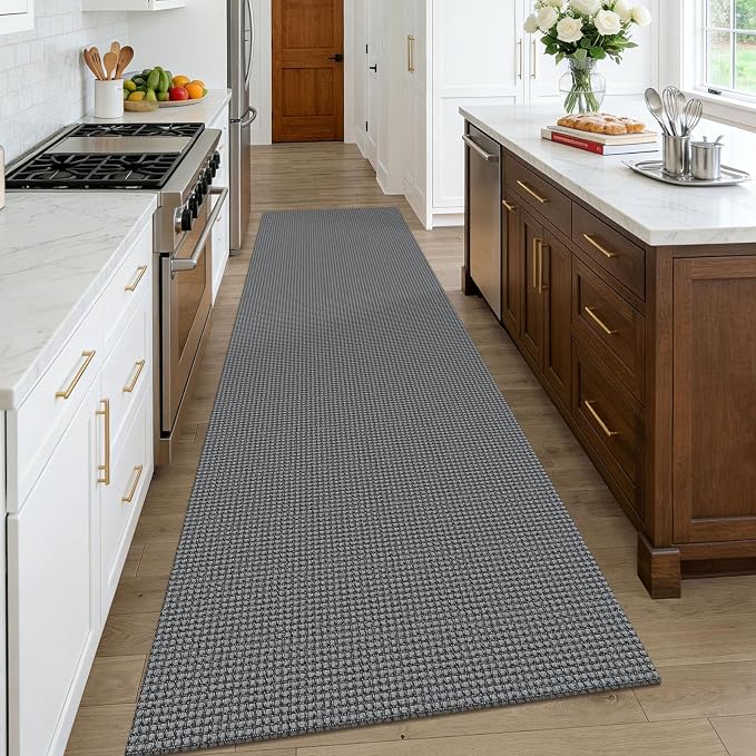KOZYFLY Cotton Runners Rugs for Hallway 3x10, Wide Washable Runner Rug - Image 2