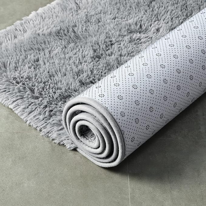 Andecor Soft Fluffy Bedroom Rugs, 4 x 6 Feet Indoor Shaggy Plush Area Rug - Image 9
