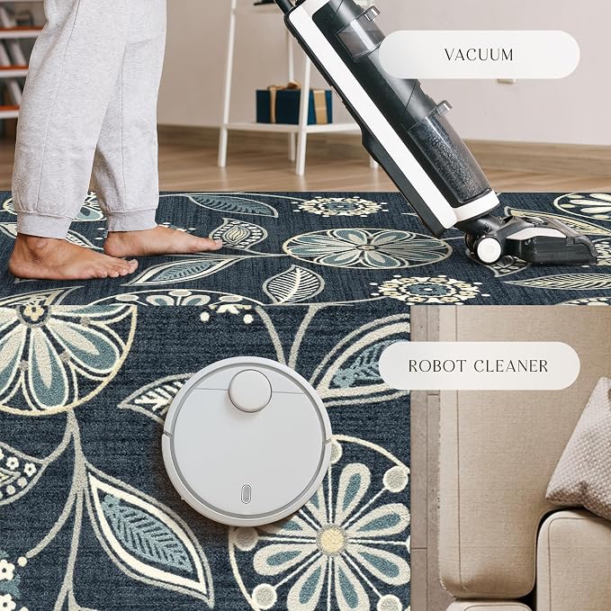 Maples Rugs Reggie Floral Runner Rug - Image 9