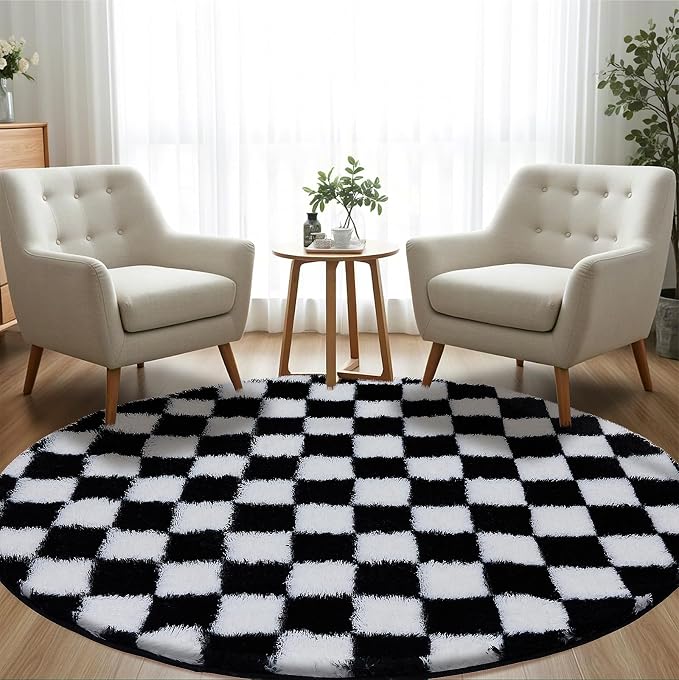 TOOHUB Super Soft Rug, Round Rug - Image 3