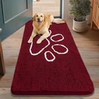 Smiry Dog Door Mat for Muddy Paws, Absorbent Dirt Trapper Non Slip Quick Dry by Smiry