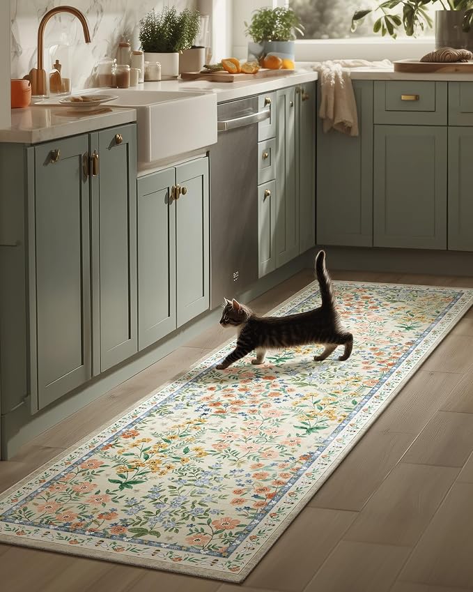 Washable Kitchen Rug Runners for Hallways: 2'x6' Entryway Rug by palohom