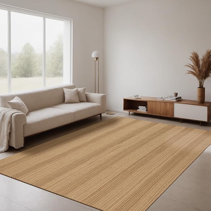 MatEssenz 6x9 Area Rugs for Living Room – Machine Washable Boho Woven Rug - Image 7