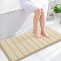 OLANLY Memory Foam Long Bathroom Rugs Runner 44x20, Super Soft Absorbent Bath by OLANLY