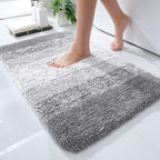 OLANLY Small Bathroom Rugs Mat 24x16, Extra Soft Absorbent Microfiber Bath Rugs by OLANLY