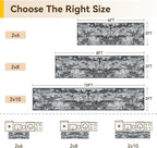RELEANY Washable Area Rugs 2'x10' Non-Slip Modern Abstract Soft - Image 2