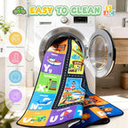 Kids Rug Car Track & Road Map Rug, Soft Non-Slip Playroom Carpet - Image 6