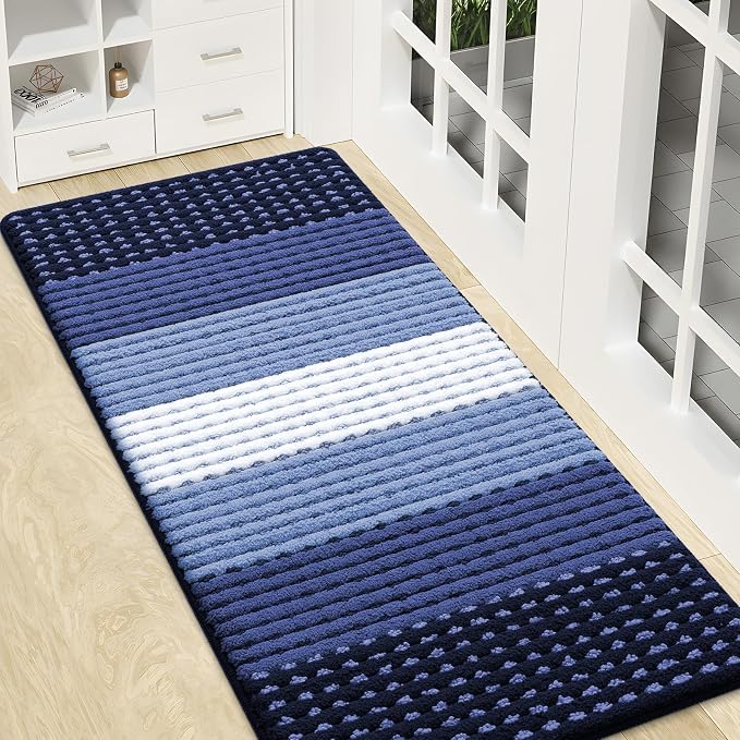 Kitinjoy Indoor Outdoor Door Mat, 47x20 Non-Slip Absorbent Dirt Trapper by Kitinjoy