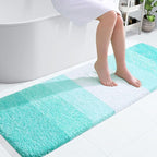 OLANLY Bathroom Runner Rugs Mat 59x20, Extra Soft Absorbent Microfiber Bath Rugs by OLANLY