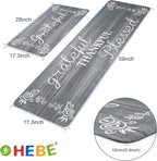 HEBE Anti Fatigue Kitchen Mat Set of 2 Non Slip Cushioned Kitchen Mats - Image 5