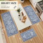 Ileading Boho Kitchen Rugs Sets 3 Piece - Image 2