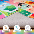 Macgace ABC Kids Rug for Playroom, 5x7 Washable Classroom Area Rugs, Toddler - Image 6