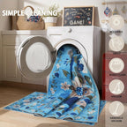 Floral Washable Rug for Entryway, 2x3 Kitchen Mat Ultra-Thin Soft, Non-Slip - Image 6