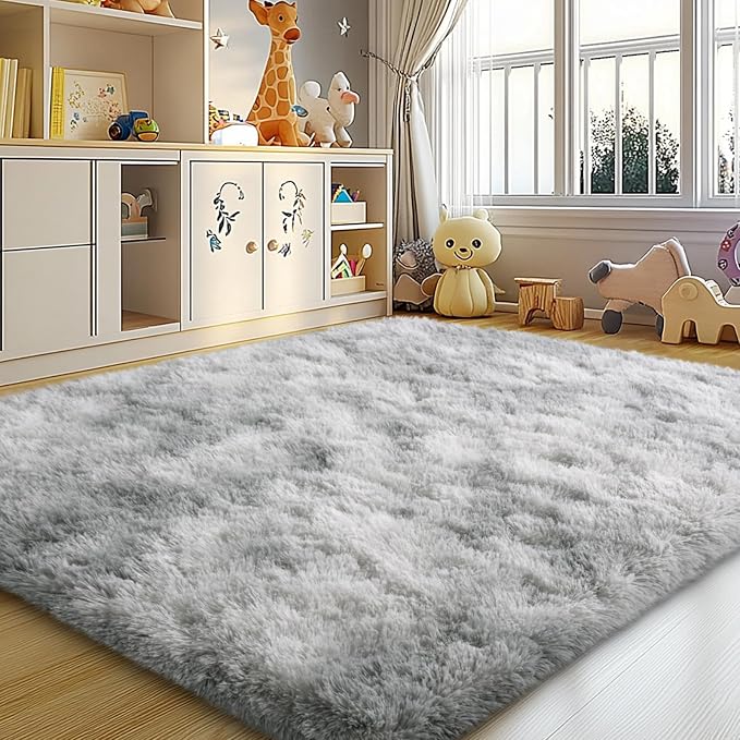 Mugorn 4x6 Rugs for Living Room, Large Fluffy Area Rugs for Bedroom, Soft by MUGORN