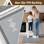 COSY HOMEER Kitchen Rugs 32"x48" Non-Slip Washable Kitchen Mats - Image 4