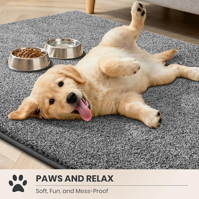PURRUGS Easy Care Area Rug 4.5ft x 7ft, Non-Slip Washable Entryway Rug - Image 3