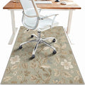 48"x72" Office Chair Mat for Hardwood Tile Floor, Under Desk Carpet Protector by BESBLEE