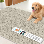 Dog Rugs for Muddy Paws 22x14 | Cleaner Mud Free Floors | Muddy Dogs Mats for by ITSOFT